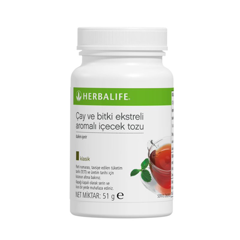 Çay ve Bitki Ekstreli Aromalı İçecek Tozu 51 g